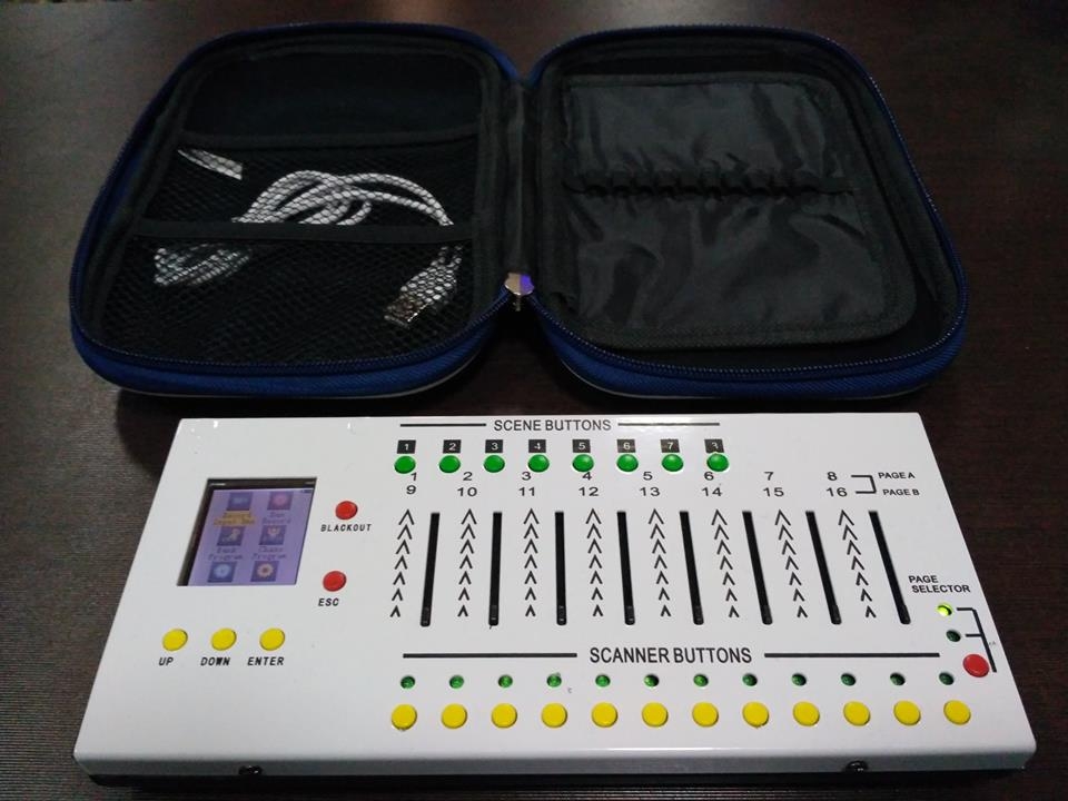 Световой DMX Controller на аккумуляторе