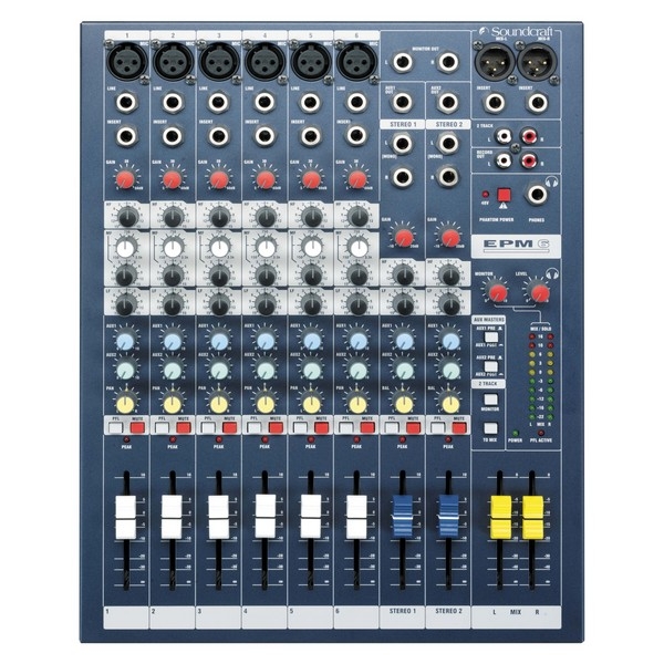 Бюджетний мікшерний пульт Soundcraft EPM6